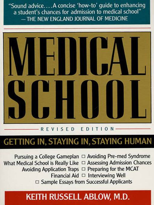 Title details for Medical School by Keith Russell Ablow, MD - Wait list